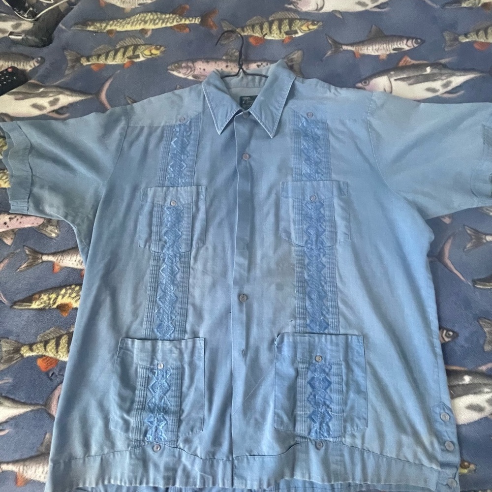 Men's vintage Guayabera by Haband